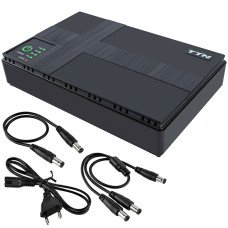Безперебійник для роутера TTN DC1036P 12000 mAh, виходи 5/9/12 В, USB, PoE
